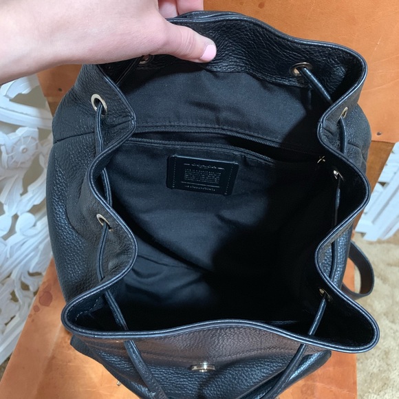 Coach Leather Backpack - Picture 7 of 8